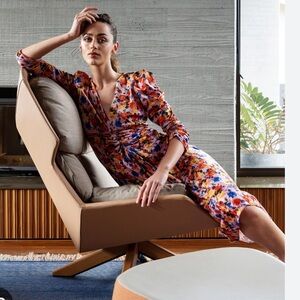 Isabel Marant Gilalbi Floral Velvet Maxi Dress.